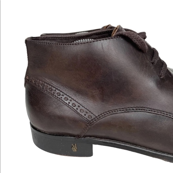 John Varvatos USA Brown Leather Wingtip Dress Ankle Boot Size 9.5M main image 10